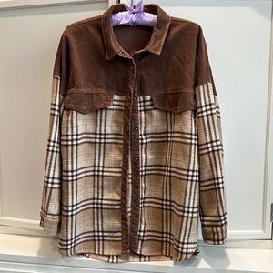 A’ltard State Oversized Brown Jacket size Medium